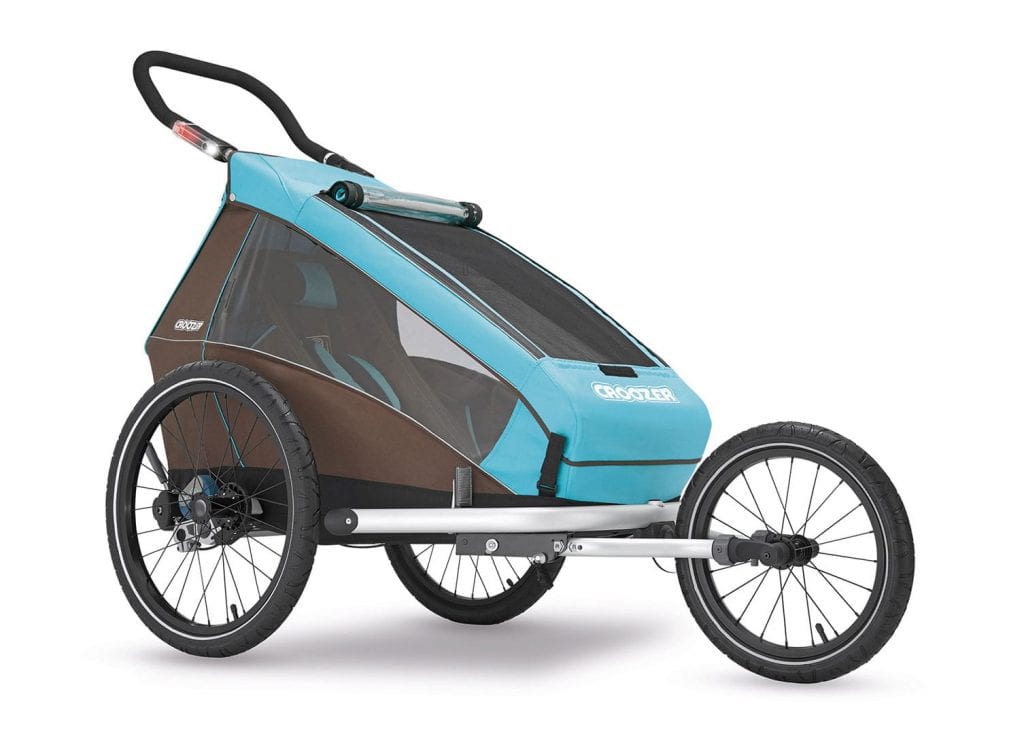 Croozer Kid Plus 1 und Skiset