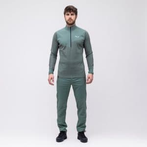 Salewa Alpine Hemp Men´s Half Zip Long Sleeve Tee