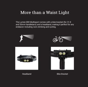 UltrAspire Multisport Lumens 800 Waist Light