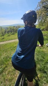 Smartwool Mountainbike-Trikot mit 3/4-Ärmeln für Damen