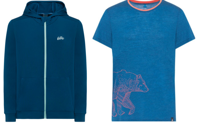 Odlo WeAct Hoodie und Concord Merino-T-Shirt